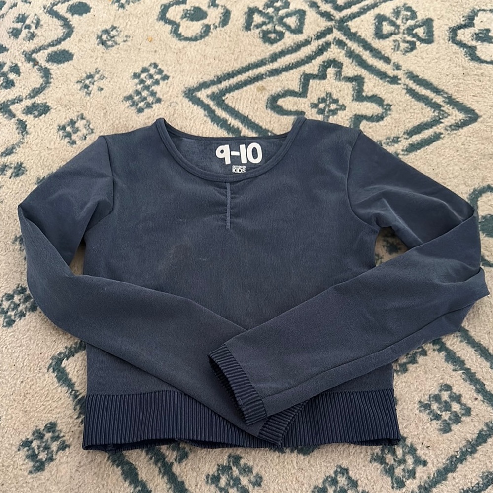 Cotton On Kids Deep Blue Crew Neck Top